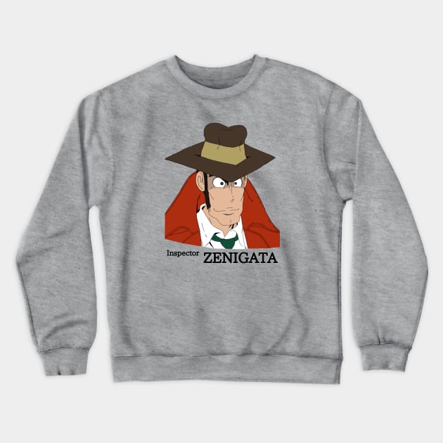 Inspector Zenigata Crewneck Sweatshirt by Beck’s Randoms